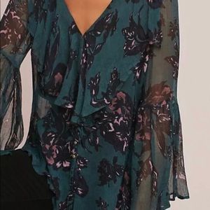 Anthropologie Feather Bone blouse - XSP